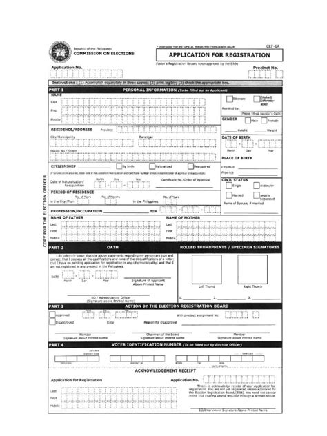 comelec registration.